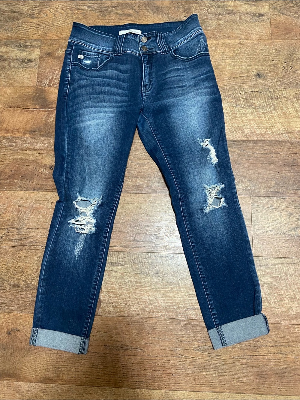 KanCan Denim Jeans Distressed Blue